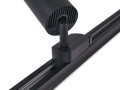 Set Steka Ductus – Lampă pe șină LED GU10 neagră x3 + șină de 1,5 m – Negru cu alb