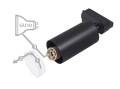 Set Steka Ductus – Lampă pe șină LED GU10 neagră x3 + șină de 1,5 m – Negru cu alb