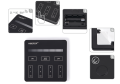 Controler zonal Mi-Light B1 2.4 GHz pentru benzi LED monocolore - Negru