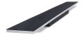 Lampă de fațadă - corp de iluminat exterior LED Modern 27W 90cm - Negru - Alb neutru (4500K)
