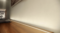 Profil din aluminiu A pentru benzi LED - Auriu - 1m