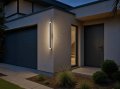 Lampă de fațadă – aplică de grădină – corp de iluminat exterior LED LS012 38W 120cm – Negru – Alb neutru (4500K)