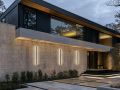 Lampă de fațadă - aplică LED de exterior Modern cu ramă 36W 120cm - Negru - Alb neutru (4500K)