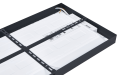 Panel LED 36W aplicat 30x60 – Negru – Alb neutru (4500K)