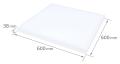 Panou LED 60W aplicat 60x60 – Alb – Alb neutru (4500K)