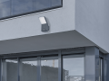 Lampă de fațadă - aplică de perete de grădină - corp de iluminat exterior LED 12W Clark cu senzor de mișcare - Negru