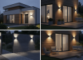 Lampă de fațadă - aplică de grădina - corp de iluminat exterior E27 LED Oliana - Antracit