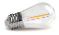 Set: Ghirlandă luminoasă de grădină 10m, 10xE27 + 10x Bec LED E27 1W filament