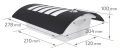 Corp de iluminat pentru fațadă - aplică de grădină - corp de iluminat exterior E27 LED Lugo - negru
