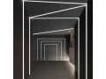 Set: Profil din aluminiu încastrat pentru benzi LED - Alb - 2m