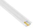 Set: Profil din aluminiu încastrat pentru benzi LED - Alb - 2m