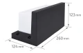 Lampă de fațadă - aplică - corp de iluminat exterior E27 Lagos 2 - Negru