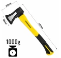 Topor de despicat lemne 1 [kg] 45 [cm] oțel carbon