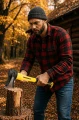 Topor de despicat lemne 1 [kg] 45 [cm] oțel carbon
