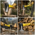 Topor de despicat lemne 1 [kg] 45 [cm] oțel carbon