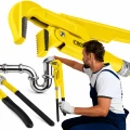 Cheie reglabilă pentru țevi, hidraulică, 1 [cal] Cr-V 320 [mm]
