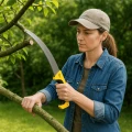Fierăstrău manual de grădină pentru crengi 330 [mm] oțel 65Mn