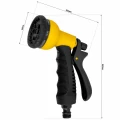 Pistol de stropit pentru furtun de grădină, 8 moduri, 180 [mm]