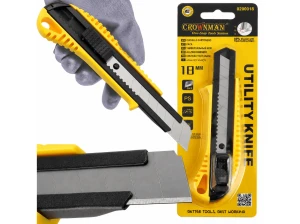 Cutter pentru tapițerie 18 [mm], cu lamă segmentată SK5, pentru cartoane