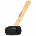 Ciocan de cauciuc pentru pavele 250 [g], cap negru