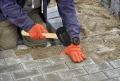 Ciocan de cauciuc pentru pavele 250 [g], cap negru