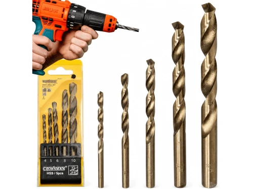 Set de burghie HSS pentru metal 5 buc. 4–10 [mm]