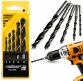 Set burghie pentru lemn 5 buc. HCS 4–10 [mm] în casetă