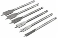 Set burghie plate pentru lemn, 6 buc., 10-25 [mm], HEX