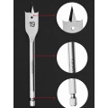 Set burghie plate pentru lemn, 6 buc., 10-25 [mm], HEX