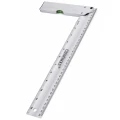 Echer de tâmplărie din aluminiu 350 [mm] cu nivelă