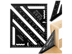 Echer universal din aluminiu 180 [mm] cu gravură laser