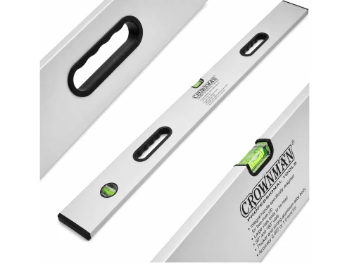 Nivelă din aluminiu 200 [cm] cu mânere și 2 fiole