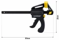 Clemă rapidă de tâmplărie 330 [mm] pentru lemn