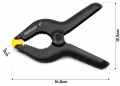 Clemă cu arc de tâmplărie pentru lemn și materiale plastice 16,5 [cm]