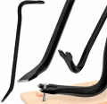 Rangă din oțel cu extractor de cuie 45 [cm], neagră