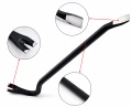 Rangă din oțel cu extractor de cuie 45 [cm], neagră