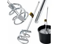 Paletă metalică de amestecare pentru mortar și adeziv 40,5 [cm] Ø8 [cm]