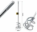 Paletă metalică de amestecare pentru mortar și adeziv 40,5 [cm] Ø8 [cm]