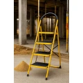 Scară de uz casnic pliabilă din oțel, 4 trepte, 150 [kg], 136 [cm]