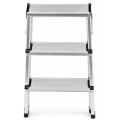 Scară dublă din aluminiu, 3 trepte, 150 [kg]