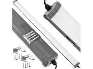 Lampă LED etanșă 60W 120cm IP65 4500K antracit
