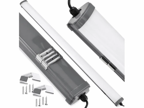 Lampă LED etanșă 60W 120cm IP65 4500K antracit