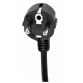 Prelungitor electric 5m cu împământare, 1 priză, negru
