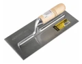 Gletieră pentru tencuială din oțel lustruit 280x125 mm cu mâner din lemn