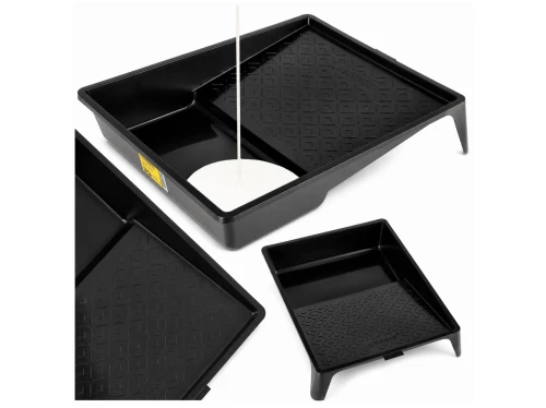 Tavă de zugrăvit 9 inci cu zonă de scurgere neagră 34,5x27,5x7cm