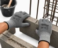 Mănuși de protecție pentru lucru PU gri XL 10 inci