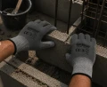 Mănuși de protecție pentru lucru PU gri XL 10 inci