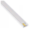 Profil din aluminiu aparent pentru benzi LED 1m, alb, cu dispersor mat și accesorii