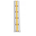 Profil din aluminiu aparent pentru benzi LED 1m, alb, cu dispersor mat și accesorii