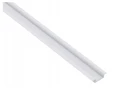Profil din aluminiu încastrat pentru benzi LED 1m alb cu dispersor opal și accesorii